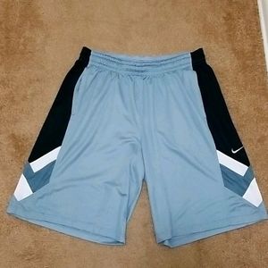 Nike Grey and Black Athletic Shorts